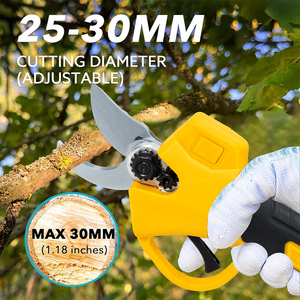 กรรไกรตัดกิ่งไร้สาย 21V ขนาด 40 มม. 500W สำหรับสวน กรรไกรตัดแต่งกิ่งแบบพกพา กรรไกรตัดกิ่งไม้ไร้แปรงถ่าน ป้องกันการลื่น 21V ไร้สาย ขนาด 40 มม. - Product Image 3