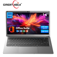 OEM de fábrica nuevo portátil de 14 pulgadas 6GB RAM Intel Celeron N4000 ordenador portátil TN Panel inglés Hardware Software incluido