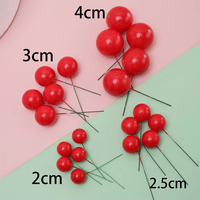 Boules de mousse de confiserie colorées pour la décoration de gâteaux 20 pièces/sac de gâteau de taille différente