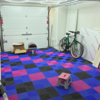 Dalles de sol de garage en PP résistant aux produits chimiques, dalles modulaires pour ateliers et salles d'exposition de concessionnaires automobiles