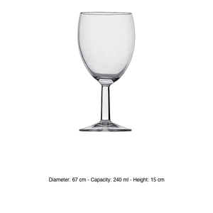 แก้วน้ำ Savoie 24.5 cl สูง 15 ซม. เส้นผ่านศูนย์กลาง 6.7 ซม. Arcoroc - Product Image 3