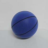 Ballon de sport silencieux pour entraînement en salle scolaire, jouet de rebond silencieux, entraînement pour les jeunes, logo personnalisé, commandes en gros OEM, approvisionnement en gros, basketball silencieux