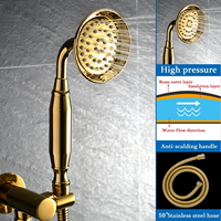 Système de douche à effet pluie pour salle de bain haute pression avec pommeau de douche de 8 pouces
