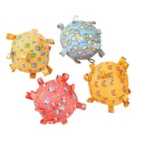 Jouets en peluche pour chien avec impression mignonne, plusieurs types, jouets interactifs pour chien de petite taille, jouets de football pour chien d'extérieur et d'intérieur