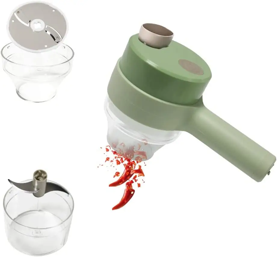 Automatische Fles Waterdichte Oplaadbare Draagbare Mini Usb Opladen Blender Elektrische Voedsel Knoflook Chopper