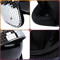 Casque Disco Ball Nouveau Modèle en Gros avec Visière Rétractable et Verre Miroir pour DJ, Soirées en Boîte de Nuit et Spectacles – Vente en Gros