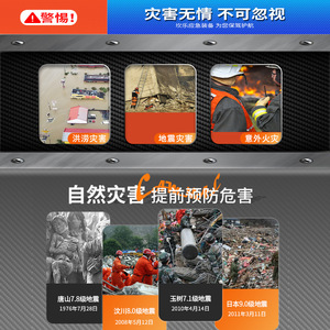 Kit de Rescate de Emergencia de Tela Oxford Impermeable para Evacuación en Desastres, Terremotos, Familia, Juego para 3 o 4 Personas - Product Image 3