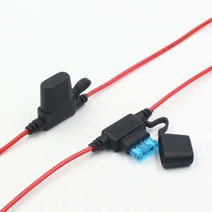 Porte-fusibles de voiture étanche, prise de courant, type lame petite, porte-fusibles en ligne, fusibles 10A 15A 20A 30A, câble automobile 16AWG, faisceau de relais - Product Image 3