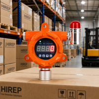Détecteur de gaz combustible fixe HIREP 0-100% LEL, moniteur de fuite de méthane GPL avec alarme sirène ATEX, vente en gros B2B OEM usine