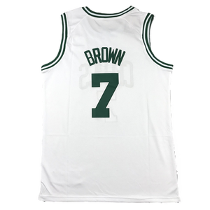 Camisas de basquete de verão dos homens por atacado 7 Jaylen Brown 0 Jayson Tatum 33 Larry Bird 34 Paul Pierce 5 Conjuntos Kevin Garnett - Product Image 2