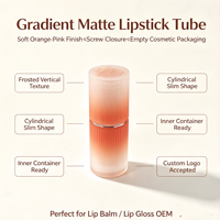 Blush Foundation Stick 5g Kemasan Tabung Bulat Plastik Anti Tumpah Desain Sederhana Concealer Oranye Kuning Highlighter Illuminator