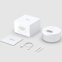 Humidificateur portable à brume froide et diffuseur d'aromathérapie, design coréen, pour intérieur/extérieur, maison, voiture, avec LED 7 couleurs