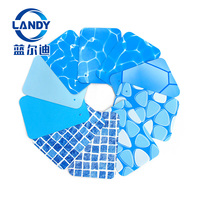 Landy Kommerzielle PVC-Schwimmbadfolien Wasserdicht UV-Beständig für Eingelassene Pools Erwachsene & Kinder