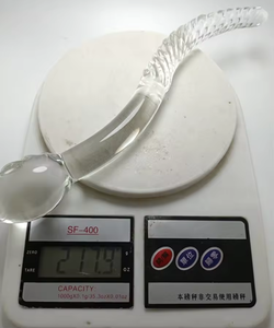 ไวเบรเตอร์แบบแท่งยาวบาง ผลิตจากคริสตัลแก้วขนาดใหญ่ กันน้ำ พกพาสะดวก สำหรับผู้หญิง - Product Image 6