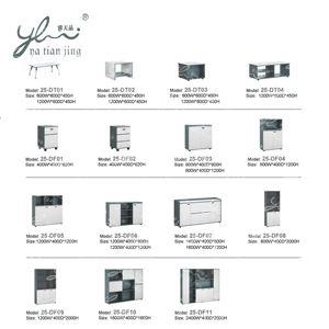 Classeur en MDF à 3 tiroirs | Design mobile roulant avec serrure numérique-Armoire de rangement pour la maison et le bureau - Product Image 5