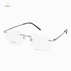 <span class=keywords><strong>2025</strong></span> Hợp Thời Trang Sang Trọng Hình Chữ Nhật Không Khung Kính Quang Học Kính Kính Của Nhà Sản Xuất Thời Trang Phong Cách Mô Hình Máy Tính Thiết Kế Rắn - Product Image 3