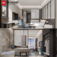 Solutions clés en main pour l'ameublement hôtelier PA, meubles de chambre d'hôtel, meubles de projet hôtelier avec conception CAO