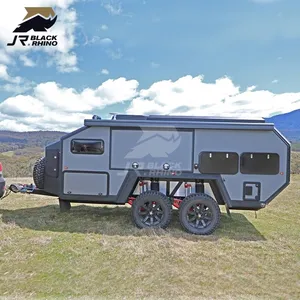 OTR Light weight offroad 4x4 compact trailer off road trailer rv luxury 4x4 motorhome lightweight trailer with stand