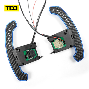 แป้นเปลี่ยนเกียร์ TDD LED แม่เหล็กคาร์บอนไฟเบอร์ สำหรับพวงมาลัยมัสแตง จีที เชลบี้ - Product Image 2