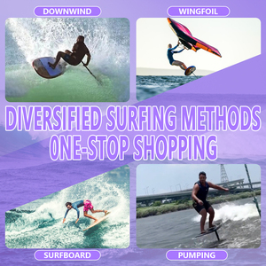Produit phare : Planche de surf Efoil 95 cm en carbone à aile hydrofoil pour le surf, le wing foil et les activités aquatiques, avec pompe intégrée, pour la pratique en mer. - Product Image 4