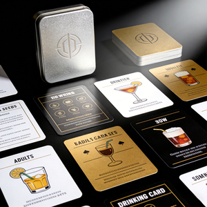 Gioco <span class=keywords><strong>da</strong></span> Tavolo per Adulti Personalizzato con Stampa a Colori, <span class=keywords><strong>Mazzo</strong></span> di <span class=keywords><strong>Carte</strong></span> per Giochi Alcolici con Dadi - Product Image 4