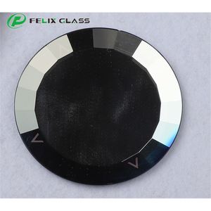 Verre miroir plat ultra-transparent trempé personnalisé avec placage prismatique pour pièces spéciales d'instruments, écologique et haute résistance - Product Image 1
