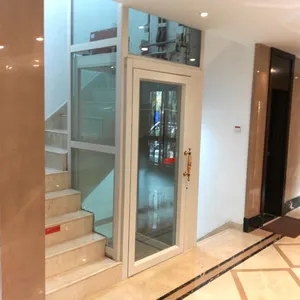 Tekerlekli sandalye asansör konut tek kişi mrl dişlisiz kapasite 600 kg panoramik fiyat asansör kaldırıcı