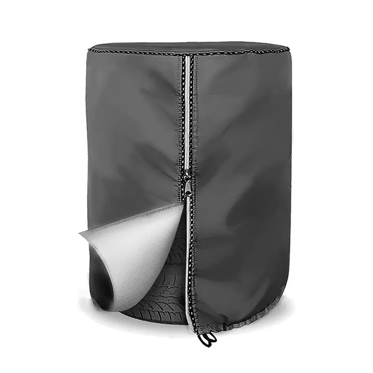 Bolsa de almacenamiento de neumáticos impermeable, cubierta protectora de repuesto para ruedas, protección contra el polvo, 420d