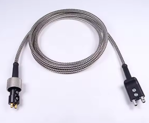 Dual Armored Stainless Steel Cable KBA536/C123 High <b>Temperature</b> <b>Probe</b> for DA590 Ultrasonic Transducer/<b>probe</b> - Product Image 3