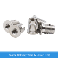 Stainless Steel Self-tapping Thread Insert M3 M4 M5 M6 M8 M10 Self Tapping Screw Bushing Slotted Type Thread Repair Inset