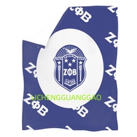 Couverture polaire personnalisée Zeta Phi Beta pour sororité, vente en gros, couverture douce et chaude pour canapé et lit, couverture en flanelle pour la maison, cadeau de vacances