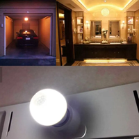 Bombilla LED Inteligente con Sensor de Movimiento para Escaleras y Patios, 12w E27/B22, Alta Luminosidad