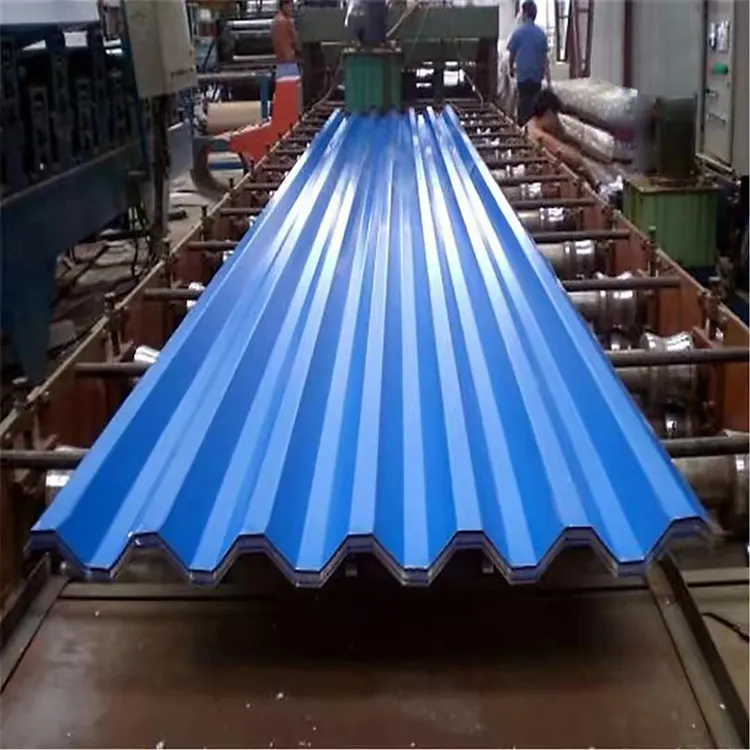 Factory supply ppgi corrugated roofing metal steel plate sheet zinc roofing sheet