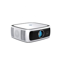 Mini Projecteur LED Portable Intelligent d'Extérieur, Vidéoprojecteur Smart Home Cinéma 4K avec Android Wifi et Fonction Téléphone