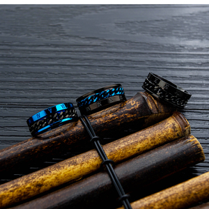 Nhà Máy Bán Buôn Giá Thiết Kế Độc Đáo Chất Lượng Cao Người Đàn Ông Phong Cách Western Wedding Sets Nhẫn - Product Image 6