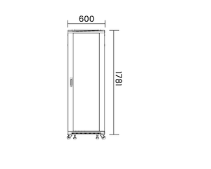 Chất lượng cao bán buôn giá rẻ 23 inch 40 U lạnh khung gầm máy chủ giá thông minh - Product Image 6