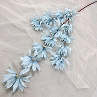 Bon marché Pièce Maîtresse Faux Fleurs Soie Artificielle Long Bâton Fleur pour la Décoration de Plafond de Mariage