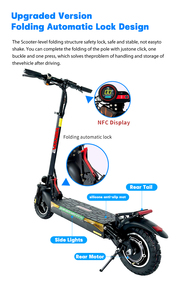 Scooter Eléctrico Geofought L12 para Adultos, 800W, 48V, 13Ah, 27mph, Alta Velocidad, Todoterreno, Envío desde Almacén en EE. UU. - Product Image 6