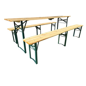In <span class=keywords><strong>legno</strong></span> pieghevole birra <span class=keywords><strong>tavolo</strong></span> sedie Set <span class=keywords><strong>per</strong></span> giardino cortile feste all'aperto <span class=keywords><strong>tavolo</strong></span> da pranzo panca pieghevole mobili da <span class=keywords><strong>esterno</strong></span> - Product Image 5