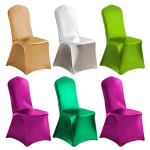 Housses de chaise élégantes estampées à chaud pour événements haut de gamme, ajustement élastique à quatre coins, achat en gros disponible - Product Image 1