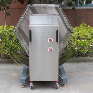 Rôtissoire verticale automatique universelle pour poulet entier bbq à usage commercial français - Product Image 3