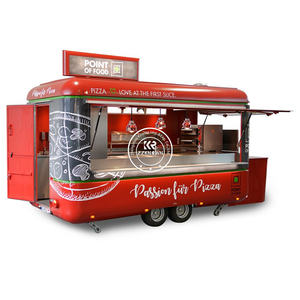 Chariots de nourriture de rue durables 2025, chariots de nourriture pour poulet frit, hot-dogs, remorques de nourriture personnalisées aux États-Unis avec cuisine de restaurant complète - Product Image 1