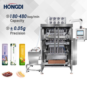 Système de remplissage semi-automatique HONGDI à 8 canaux en acier inoxydable 220V pour la fabrication de produits de beauté - Product Image 2