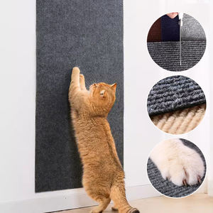 Milieuvriendelijk Interactief Uurwerk Kattenwandmeubilair Zelfklevend Afgezet Polyester Tapijtmat Kattenboomrek-Huisdier Speelgoed Jx0704 - Product Image 2