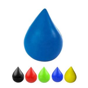 Boules anti-stress de haute qualité en mousse PU, cadeaux en forme de goutte d'eau - Product Image 3