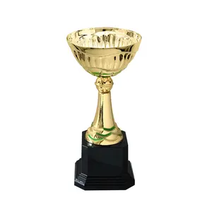 定制设计金色奖代加工产品金属奖杯杯