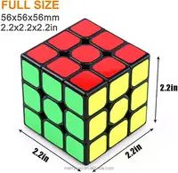 Amazon i più venduti regalo per bambini cubo di gioco magico 3D di alta qualità iq Puzzle cubo magico 3*3*3 per l'allenamento del cervello
