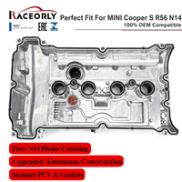 Raceorly Tutup Katup Aluminium 11127534714 untuk MINI Cooper S R56 N14B16A 1.6T Menggantikan 11127561714 11127572854