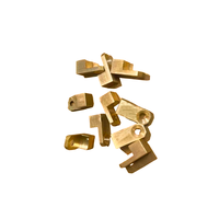 Service de fraisage CNC sur mesure, support en L en alliage de laiton, composants de contact électrique usinés CNC, MOQ 1 pièce, livraison 15-20 jours