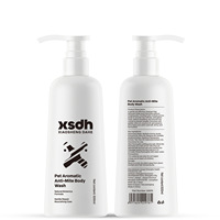 Shampoo pour animaux de compagnie pour chats et chiens, élimination des acariens, antibactérien, désodorisant, anti-démangeaisons, parfum, soin des poils, 500 ml, protection de la peau